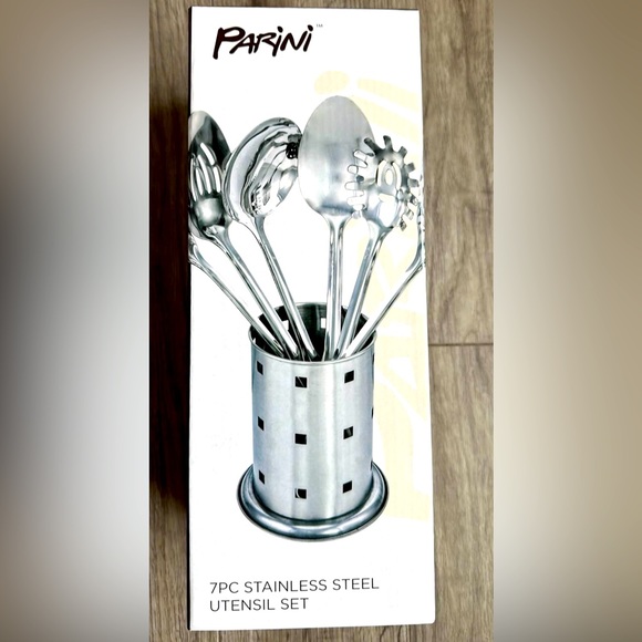 Other - Parini 7 piece stainless steel utensil set